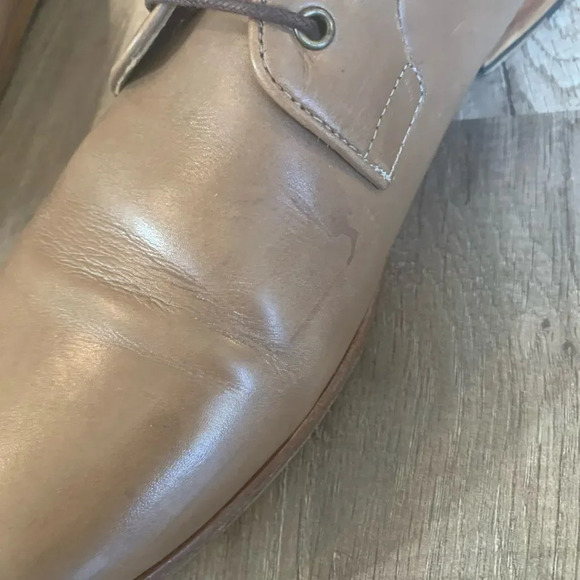 A.P.C apc shoes size 45/ 12 brown tan derby - Picture 1 of 8